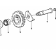 Shacman F2000&F3000 Reverse gear shaft assembly
