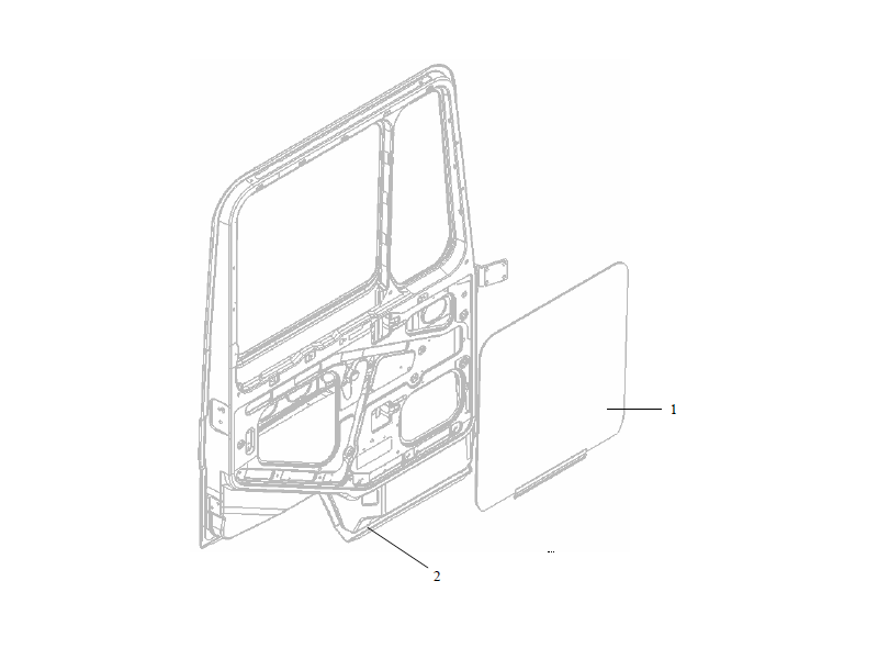 Shacman F2000&F3000 Right Door And Right Door Glass,The Most Complete ...