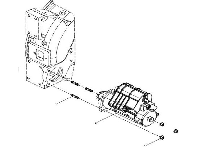 Shacman F2000&F3000 Starter Motor Group