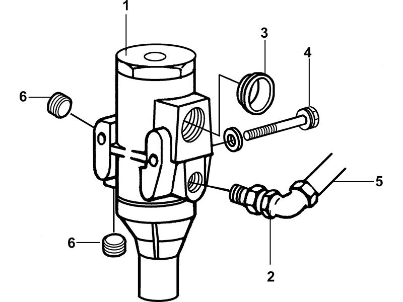 Shacman F2000&F3000 The Air Filter Regulator Assembly