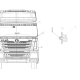 Shacman F3000 Cab Decorate Scutcheon Glisten Mark