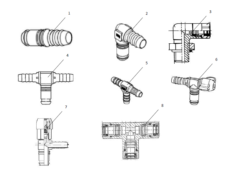 Shacman F3000 Pipe Connectors, Pipe Fittings