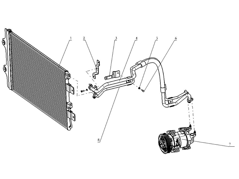Shacman X6000 Chassis Air Condition