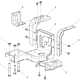 Shacman X6000 Chassis Step Bracket_Rh