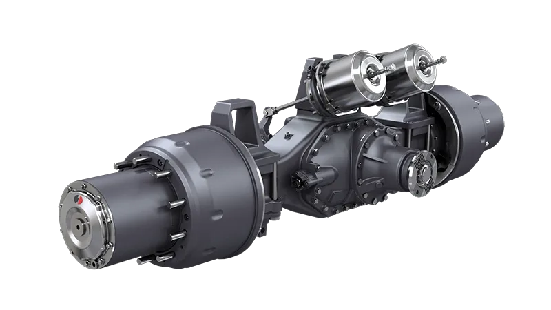 Wheel-side reduction drive axles